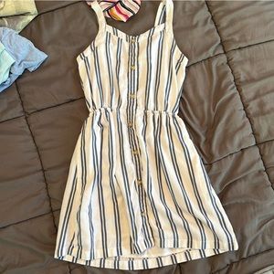 Blue Stripped Sun Dress